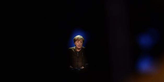 German Chancellor Angela Merkel addresses a press conference at the Chancellery in Berlin on December 23, 2016 after Tunisian Anis Amri, the suspected Christmas market attacker, was killed when he opened fire on Italian police in Milan. / AFP / Tobias SCHWARZ (Photo credit should read TOBIAS SCHWARZ/AFP/Getty Images)