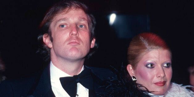 NEW YORK, NY - 1980: Donald Trump and Ivana Trump attend Roy Cohn's birthday party in February 1980 in New York City. (Photo by Sonia Moskowitz/Getty Images)