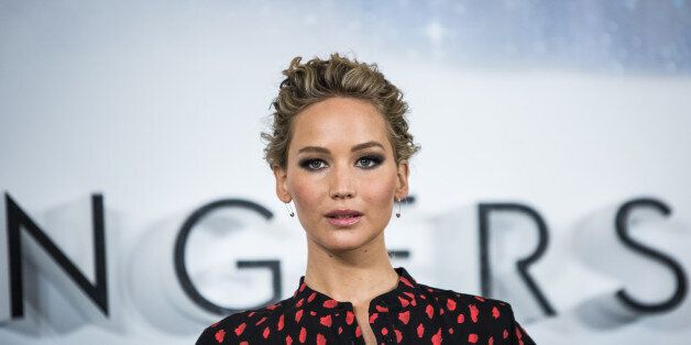 Actress Jennifer Lawrence poses for photographers during a photo call to promote the film ''Passengers' in London, Thursday, Dec. 1, 2016. (Photo by Vianney Le Caer/Invision/AP)