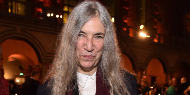 STOCKHOLM, SWEDEN - DECEMBER 10: Patti Smith attend the Nobel Prize Banquet 2015 at City Hall on December 10, 2016 in Stockholm, Sweden. (Photo by Pascal Le Segretain/Getty Images)