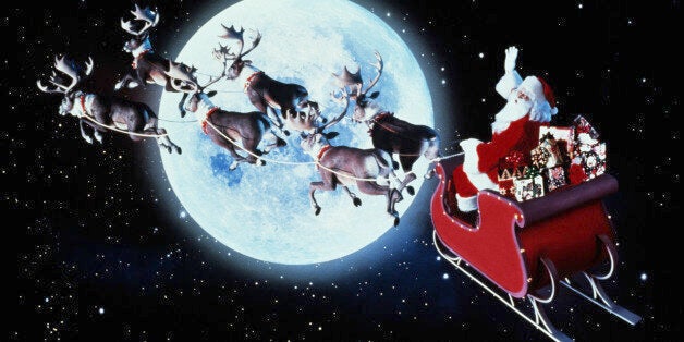 SANTA IN HIS SLEIGH