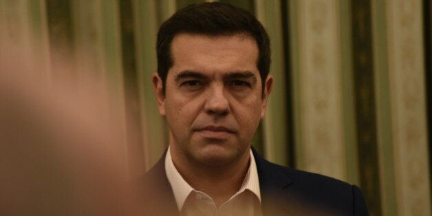 PRESIDENTIAL MANSION, ATHENS, ATTIKI, GREECE - 2016/11/05: Greek Prime Minister Alexis Tsipras ,during the ceremony of the reformation of Greek Government. (Photo by Dimitrios Karvountzis/Pacific Press/LightRocket via Getty Images)