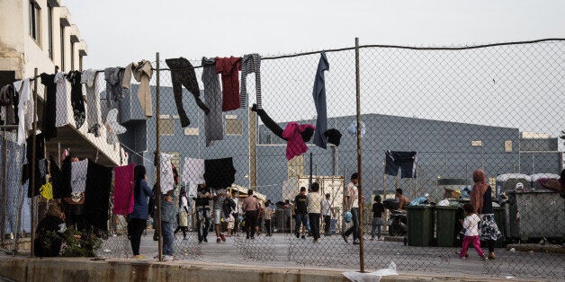 Living conditions at the Ellinikon hotspot; the premises of the old airport in Athens, Greece, on May 14, 2016 where more than 1000 refugees are currently housed. (Photo by Chrissa Giannakoudi/NurPhoto via Getty Images)