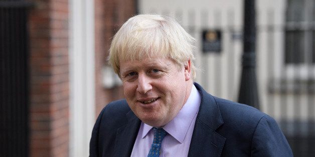 LONDON, ENGLAND - NOVEMBER 29: Foreign Secretary Boris Johnson leaves following a Cabinet meeting at 10 Downing Street on November 29, 2016 in London, England. The government has been forced to deny any involvement with a handwritten page of notes on Brexit plans that were photographed in Downing Street yesterday. (Photo by Leon Neal/Getty Images)
