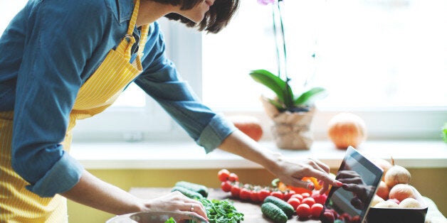 Woman cooking