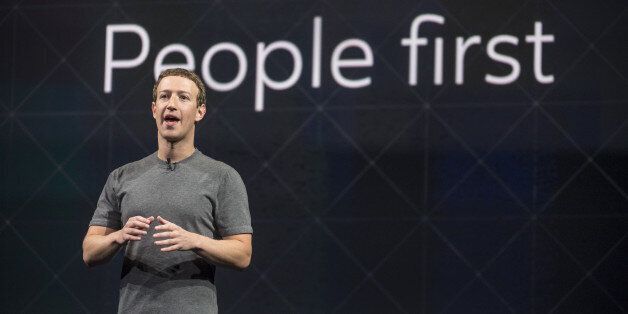 Mark Zuckerberg, chief executive officer and founder of Facebook Inc., speaks during the Oculus Connect 3 event in San Jose, California, U.S., on Thursday, Oct. 6, 2016. Facebook Inc. is working on a new virtual reality product that is more advanced than its Samsung Gear VR, but doesn't require connection to a personal computer, like the Oculus Rift does. Photographer: David Paul Morris/Bloomberg via Getty Images