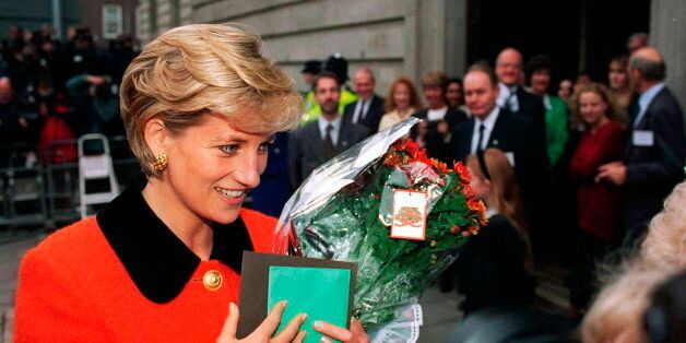 LONDON, UNITED KINGDOM - DECEMBER 09: Diana, Princess Of Wales At Leprosy 'success And Challenge: A Celebration Of 30 Years Of Ilep' Aspatron Of The Leprosy Mission In Great Britain At The Wellcome Trust, London. (Photo by Tim Graham/Getty Images)