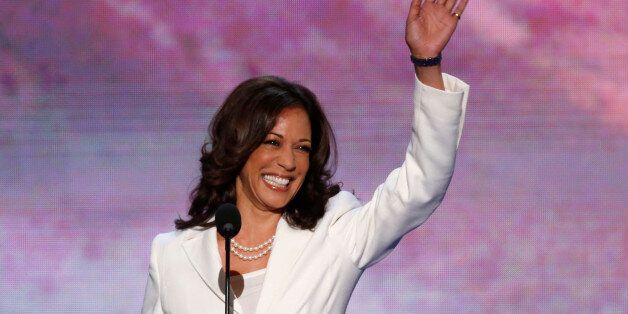 California Attorney General Kamala Harris arrives to address delegates during the second session of the Democratic National Convention in Charlotte, North Carolina, September 5, 2012. REUTERS/Jason Reed (UNITED STATES - Tags: POLITICS ELECTIONS)