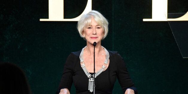 LOS ANGELES, CA - OCTOBER 24: Honoree Helen Mirren speaks onstage during the 23rd Annual ELLE Women In Hollywood Awards at Four Seasons Hotel Los Angeles at Beverly Hills on October 24, 2016 in Los Angeles, California. (Photo by Frazer Harrison/Getty Images for ELLE)