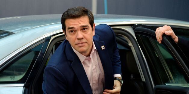 Greece's Prime minister Alexis Tsipras arrives for the second day of an European Union leaders summit to discuss Syria, relations with Russia, trade and migration, on October 21, 2016 at the European Council, in Brussels. / AFP / THIERRY CHARLIER (Photo credit should read THIERRY CHARLIER/AFP/Getty Images)