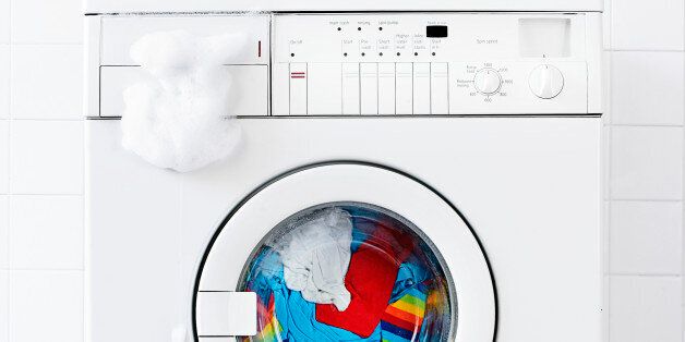 washing machine leaking , in laundry room