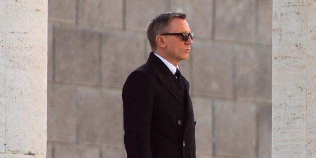 ROME, ITALY - FEBRUARY 19:Daniel Craig is seen on location for the filming of Spectre on February 19, 2015 in Rome, Italy. (Photo by Agostino Fabio/GC Images)