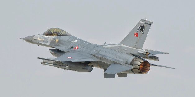 Turkish Air Force F-16 during Exercise Anatolian Eagle in Turkey.