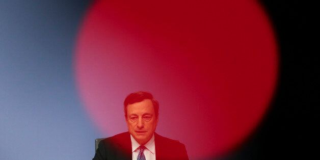 European Central Bank (ECB) President Mario Draghi addresses a news conference at the ECB headquarters in Frankfurt, Germany, October 20 , 2016. REUTERS/Kai Pfaffenbach
