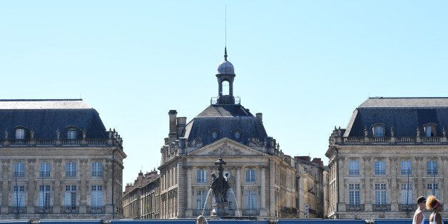 The port city of Bordeaux in South West France on September 20, 2016 in Bordeaux, France. Known for its wine growing region which surrounds it, the city has created a metropolitan feel over the past five years with modern trams, water features and modern sculpture.