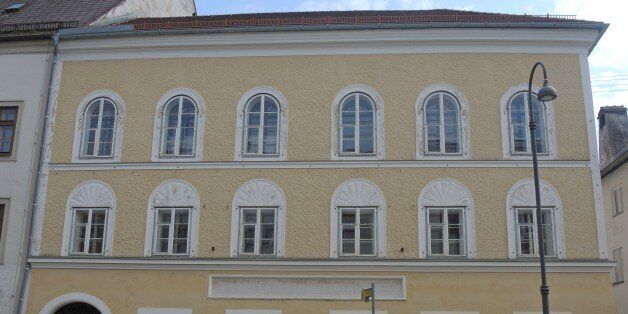 BRAUN AM INN, AUSTRIA - APRIL 10: The house where Adolf Hitler was born is seen in Braunau am Inn, Austria on April 10, 2016. The Austrian government wants to seize the house where Adolf Hitler was born to in order to keep it from falling into wrong hands, after years of trying to buy the property from its private owner. (Photo by Evangelos Vlasopoulos/Anadolu Agency/Getty Images)