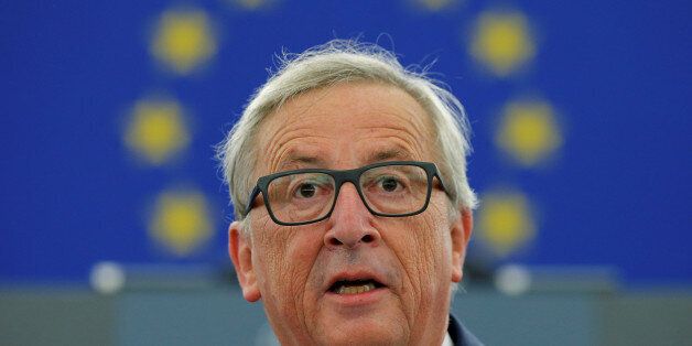 European Commission President Jean-Claude Juncker addresses the European Parliament during a debate on The State of the European Union in Strasbourg, France, September 14, 2016. REUTERS/Vincent Kessler/File Photo