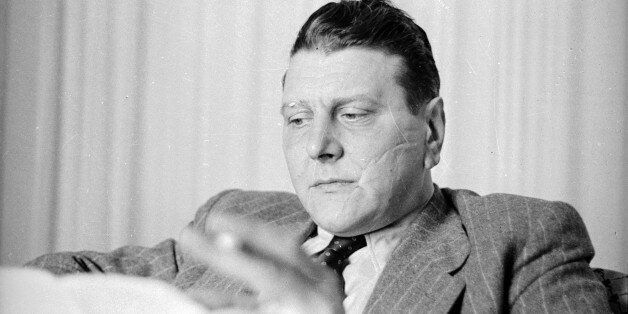 14th April 1952: Nazi soldier Lieutenant Colonel Otto Skorzeny, sent to kill General Dwight D Eisenhower and other American officers in the Battle of the Bulge by General von Rundstedt. He is also known as the man who kidnapped Mussolini. (Photo by Express/Express/Getty Images)