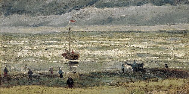 Άποψη της παραλίας του Σεβενίνγκεν (1882). Ο ένας από τους δύο πίνακες που βρέθηκαν μετά από 14 χρόνια