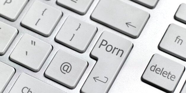 Internet porn computer keyboard
