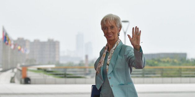 IMF Managing Director Christine Lagarde arrives at the Hangzhou International Expo Center to attend the G20 Summit in Hangzhou on September 4, 2016.World leaders are gathering in Hangzhou for the 11th G20 Leaders Summit from September 4 to 5. / AFP / POOL / Etienne Oliveau (Photo credit should read ETIENNE OLIVEAU/AFP/Getty Images)