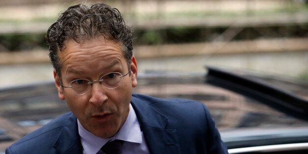 Dutch Finance Minister and chair of the eurogroup finance ministers Jeroen Dijsselbloem arrives for an Economic and Financial Affairs Council meeting at the EU Council building in Brussels, Belgium, Tuesday, July 12, 2016. (AP Photo/Darko Vojinovic)