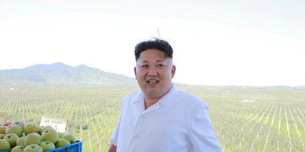 North Korean leader Kim Jong Un visits the Taedonggang Combined Fruit Farm in this undated photo released by North Korea's Korean Central News Agency (KCNA) in Pyongyang on August 18, 2016. KCNA/ via REUTERS ATTENTION EDITORS - THIS IMAGE WAS PROVIDED BY A THIRD PARTY. EDITORIAL USE ONLY. REUTERS IS UNABLE TO INDEPENDENTLY VERIFY THIS IMAGE. NO THIRD PARTY SALES. SOUTH KOREA OUT. NO COMMERCIAL OR EDITORIAL SALES IN SOUTH KOREA.
