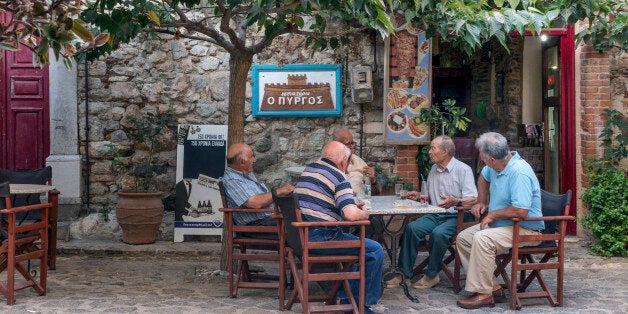 Chios Island, medieval village of Olympi, Greece