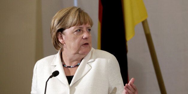 German Chancellor Angela Merkel speaks during a news conference in Tallinn, Estonia, August 24, 2016. REUTERS/Ints Kalnins
