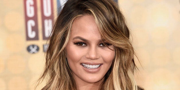 Chrissy Teigen arrives at the Guys Choice Awards at Sony Pictures Studios on Saturday, June 4, 2016, in Culver City, Calif. (Photo by Dan Steinberg/Invision/AP)