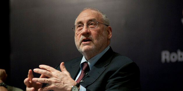 BANGALORE, INDIA JANUARY 8: (EDITORS NOTE: This is an exclusive shoot of Mint) Joseph Stiglitz Nobel Prize Winner who is also a former Chief Economist of the World Bank and also has worked as a member and Chairman of the White House Council of Economic Advisors during a media interaction on January 8, 2013 in Bangalore, India. (Photo by Aniruddha Chowdhury/Mint via Getty Images)