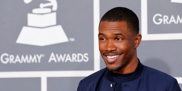 Singer-songwriter Frank Ocean arrives at the 55th annual Grammy Awards in Los Angeles, California February 10, 2013. REUTERS/Mario Anzuoni (UNITED STATES - Tags: ENTERTAINMENT) (GRAMMYS-ARRIVALS)