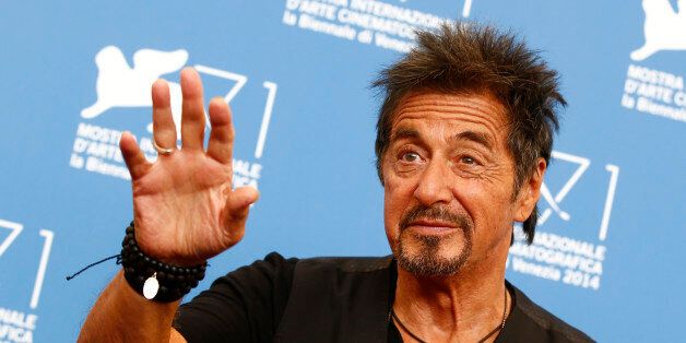 Cast member Al Pacino poses during the photo call for his two movies