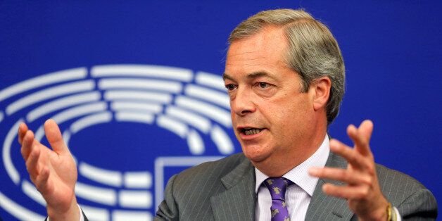 Nigel Farage, resigning leader of the United Kingdom Independence Party (UKIP) and Member of the European Parliament, addresses journalists during a press briefing at the European Parliament in Strasbourg, France, July 6, 2016. REUTERS/Vincent Kessler