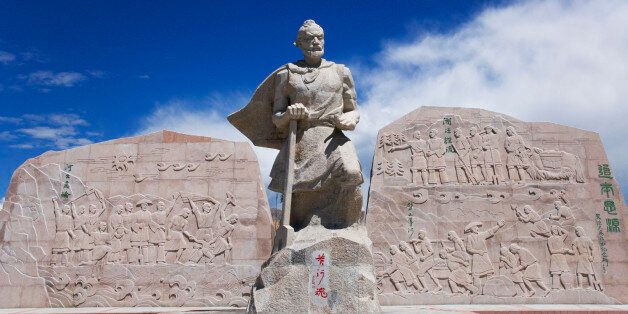 Dayu, often regarded with legendary status as Yu the Great was the first ruler and founder of the Xia Dynasty in China. He was born the year 2059 BC and is best remembered for teaching the people flood control to tame China's rivers and lakes.