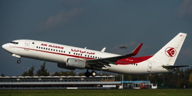 An 737 800 Boeing plane of the Air Algerie company takes off, on October 11, 2014 at the Lille-Lesquin airport, northern France. AFP PHOTO / PHILIPPE HUGUEN (Photo credit should read PHILIPPE HUGUEN/AFP/Getty Images)