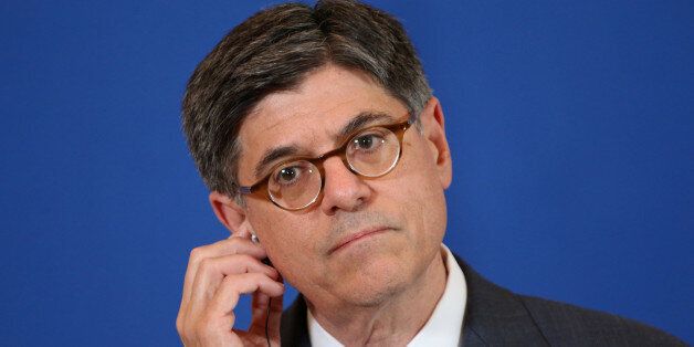 U.S. Treasury Secretary Jack Lew attends a news conference at the Bercy Finance Ministry in Paris, France, July 12, 2016. REUTERS/Charles Platiau