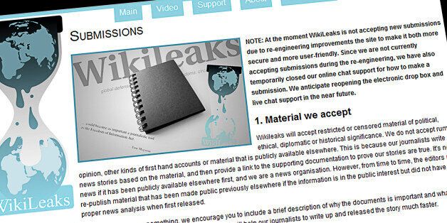 WikiLeaks website
