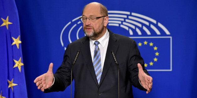 European Parliament President Martin Schulz gives a statement after the conference of Presidents at the European Parliament in Brussels, Belgium, June 24, 2016. REUTERS/Eric Vidal