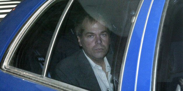 FILE - In this Nov. 18, 2003 file photo, John Hinckley Jr. arrives at U.S. District Court in Washington. A judge says Hinckley, who attempted to assassinate President Ronald Reagan will be allowed to leave a Washington mental hospital and live full-time in Virginia. (AP Photo/Evan Vucci, File)