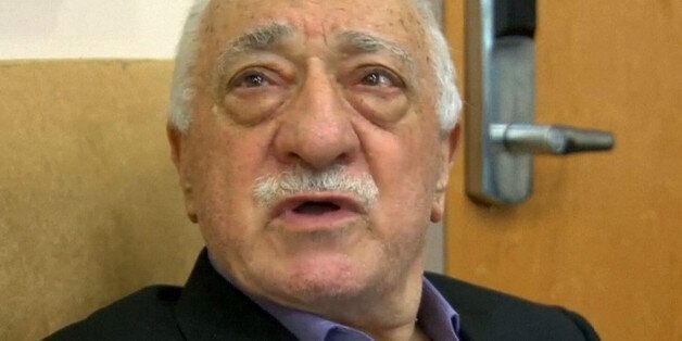 U.S.-based cleric Fethullah Gulen, whose followers Turkey blames for a failed coup, is shown in still image from video, speaks to journalists at his home in Saylorsburg, Pennsylvania July 16, 2016. Gulen said democracy cannot be achieved through military action. REUTERS/Greg Savoy/Reuters TV