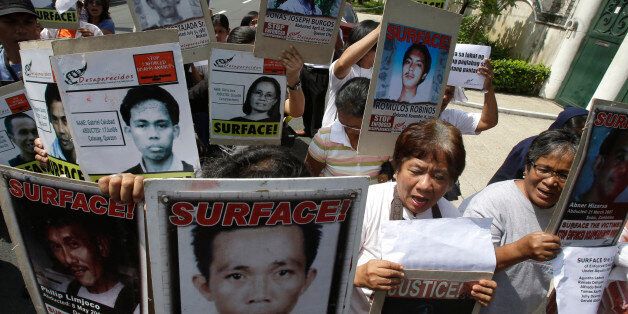 Relatives of missing activists known as
