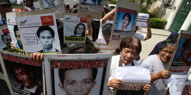 Relatives of missing activists known as