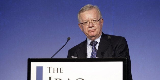 FILE - In this file photo dated Thursday, July 30, 2009, John Chilcot, the chairman of the Iraq Inquiry as the inquiry gets underway in London, looking at background details and the decision making process during the run-up to the Iraq War. The Iraq Inquiry announced Thursday May 29, 2014, that its report has been delayed for several years by negotiations over the inclusion of classified material including details of exchanges between Britain's then-Prime Minister Tony Blair and U.S. President George W. Bush, before the invasion of Iraq, but the full versions of the conversations will remain secret. Although today's announcement made clear that the British inquiry into decisions and mistakes in the planning and execution of the war will be made public, it is still unclear when Chilcot's report will be released. (AP Photo/Matt Dunham, FILE)