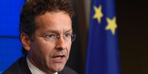 Dutch Finance Minister and President of Eurogroup, Jeroen Dijsselbloem, talks during an annual meeting of the ESM Board of Governors ahead of the Eurogroup meeting in Luxembourg on June 16, 2016. / AFP / JOHN THYS (Photo credit should read JOHN THYS/AFP/Getty Images)