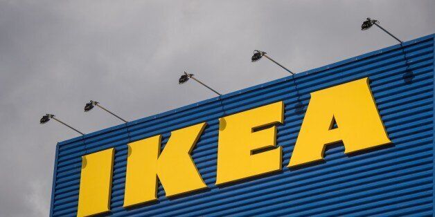 The logo of IKEA is pictured outside Europe's biggest Ikea store in Kungens Kurva, south-west of Stockholm on March 30, 2016. Ikea founder Ingvar Kamprad, who built a global business empire with revolutionary flat-pack furniture and dallied with Nazism in his youth, turned 90 today. / AFP / JONATHAN NACKSTRAND (Photo credit should read JONATHAN NACKSTRAND/AFP/Getty Images)