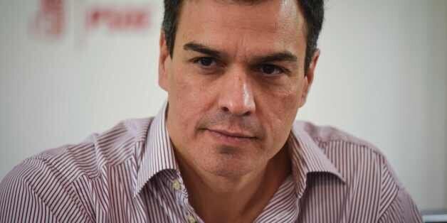 Leader of Spanish Socialist Party (PSOE), Pedro Sanchez looks on during a meeting of the federal executive committee held one day after the Spanish general elections, at the headquarters of the Spanish Socialist Party (PSOE) in Madrid, on June 27, 2016.Spain hoped on June 27 that repeat weekend elections would unblock the country's political paralysis after the conservatives came out strengthened with more seats, although they still face resistance from hostile rivals. / AFP / PEDRO ARMESTRE (Photo credit should read PEDRO ARMESTRE/AFP/Getty Images)