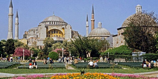 View of the Hagia Sophia.