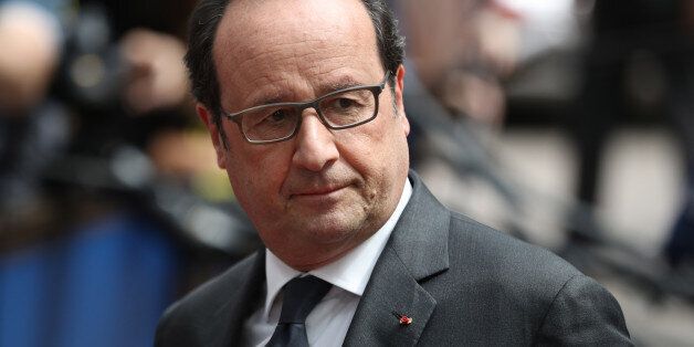 BRUSSELS, BELGIUM - JUNE 28: President of France, Francois Hollande attends a European Council Meeting at the Council of the European Union on June 28, 2016 in Brussels, Belgium. British Prime Minister David Cameron will hold talks with other EU leaders in what will likely be his final scheduled meeting with the full European Council before he stands down as Prime Minister. The meetings come at a time of economic and political uncertainty following the referendum result last week which saw the