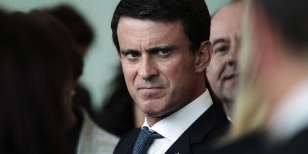 TOPSHOT - French Prime Minister Manuel Valls takes part in the inauguration of the new Palace of Justice in Caen, northwestern France, on June 13, 2016. / AFP / CHARLY TRIBALLEAU (Photo credit should read CHARLY TRIBALLEAU/AFP/Getty Images)